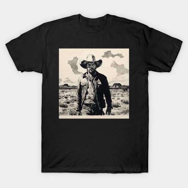 Cowboy T-Shirt by Flowerandteenager